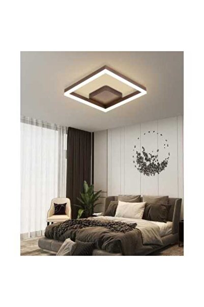 edc Candelabru LED pătrat modern, telecomandă Wifi 2.4g, lumină/rece/cald/neu...