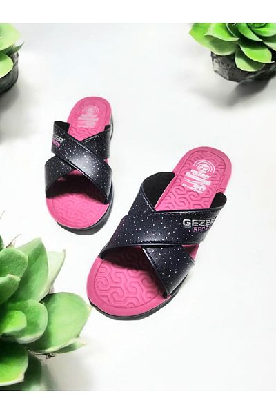GEZER Cool Sole Home and Outdoor Slippers Suitable for Cross Scalloped Feet