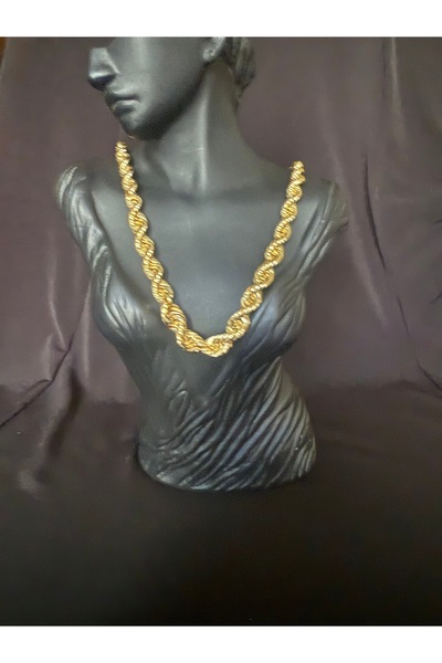 Şirince Xuping kararmaz paslanmaz kalın halat zincir