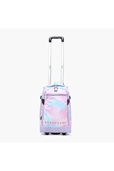 Monocrom حقيبة ظهر بعجلات مطبوعة بتقنية صبغ التعادل من مونوكرومو مزودة بسحاب ...