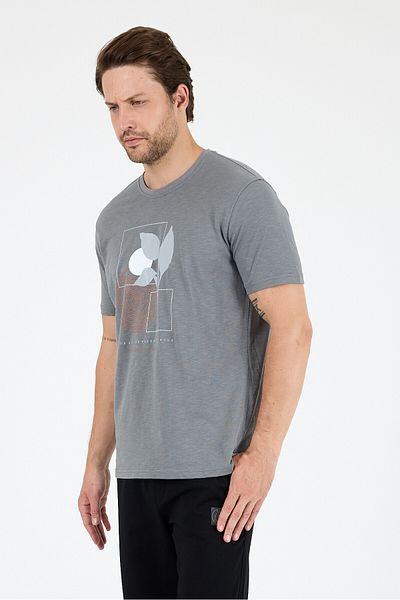 Rodi Men's Crew Neck Printed T-Shirt – 100% Cotton – Comfortable and Stylish Short Sleeve Men's T-Shirt 0009