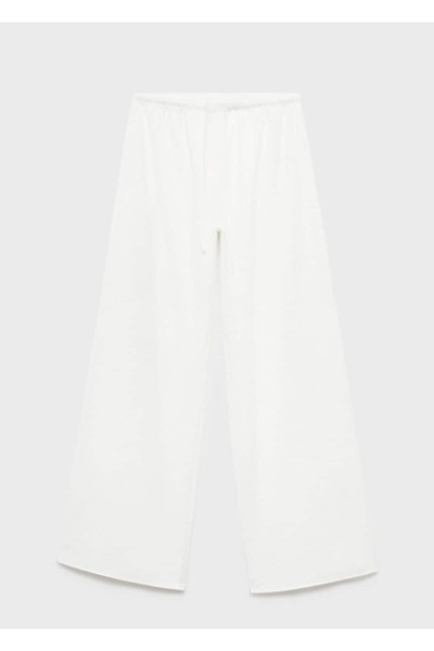 Mango Teen Pantaloni din bumbac organic