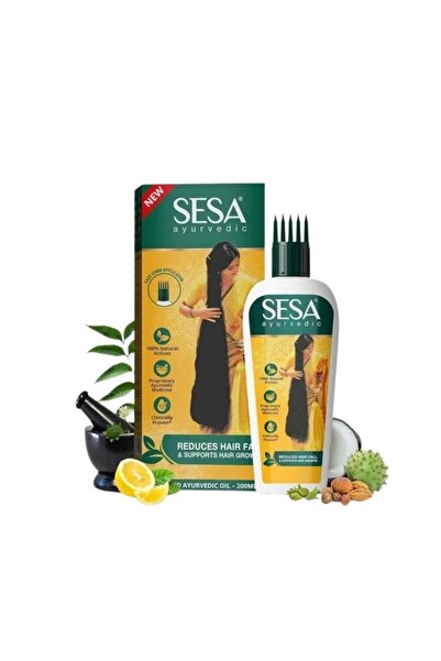 SESA زيت سيسا ايورفيديك الهندي لتطويل وتكثيف ومنع تساقط 100 مل