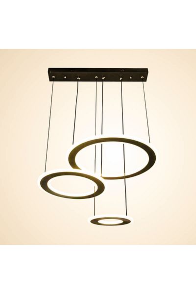 Sueva Lustra LED 74W Minimalist Ring Maro cu Telecomanda wifi 2.4G lumina/rece/calda/neutra reglabila