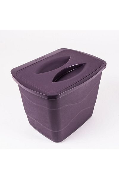 Dükkanönü Ντουλάπα Decobella Anthracite Πρακτικός κάδος απορριμμάτων με καπάκι