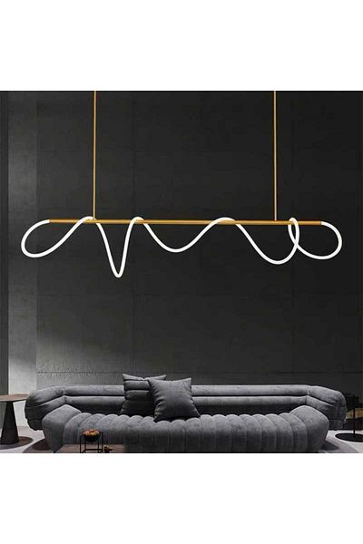 Sueva Led Chandelier With 2.4g Wifi Remote Control With Light/cold/warm/neutral Intensity Length 150cm
