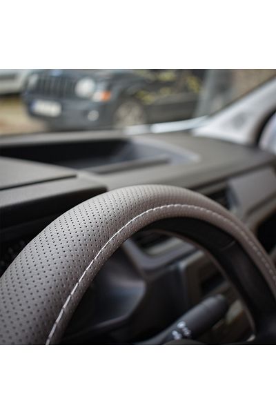 Umbrella Steering Wheel Cover Grey 37-39 Cm
