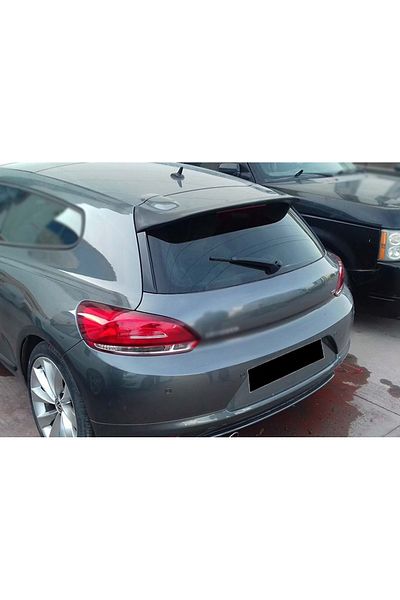 CED AUTO TRADE Trunk Spoiler compatible with VW Scirocco 2008-2013, Glossy Black