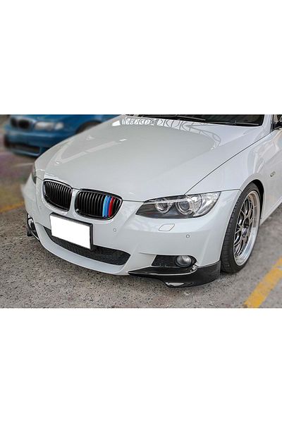 CED AUTO TRADE Set of 2 Front Bumper Extensions compatible with BMW 3 Series E92 E93 2007-2009 M-Performance Design