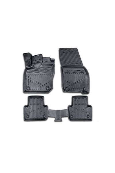 CED AUTO TRADE Set covorase auto cauciuc VW TIGUAN II 2023-> forma tavita 3D
