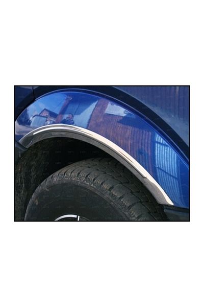 CED AUTO TRADE Set of 4 stainless steel overfender fender ornaments compatible with VW Crafter 2006-2017