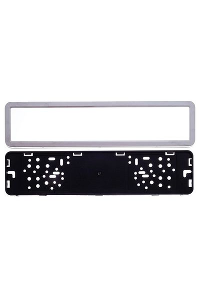 CED AUTO TRADE Suport numar auto metalic cromat compatibil cu BMW
