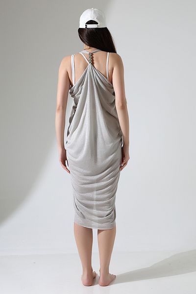 Esberin Long Glitter Pareo with Bead Detail
