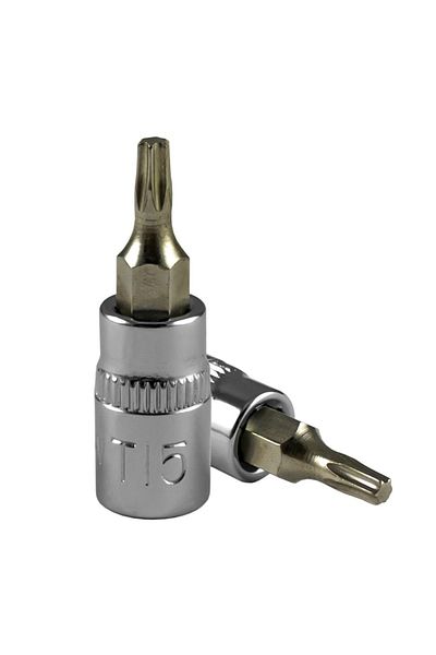 JBM Bits For Screwdriver Handle Torx 1/4` T20 Chrome Jbm