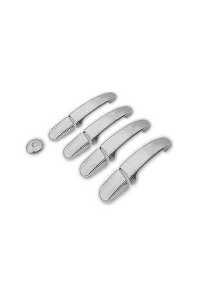 CED AUTO TRADE Set ornamente cromate manere portiere compatibile FORD CUSTOM 2012->