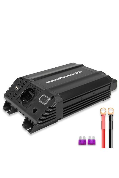 Heyner INVERTOR DE TENSIUNE HEYNER PREMIUM L PRO 600-1200W ALIMENTARE 12V IESIRE 230V CU USB