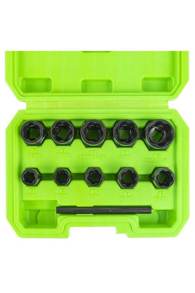 JBM 3/8` TWIST TUBE SET FOR REMOVING NUTS AND LOCK SCREWS JBM