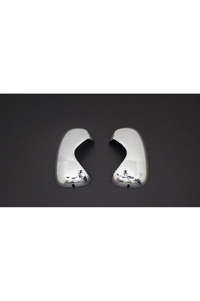 CED AUTO TRADE Chrome mirror caps compatible with OPEL VIVARO 2001-2014, chrome plastic