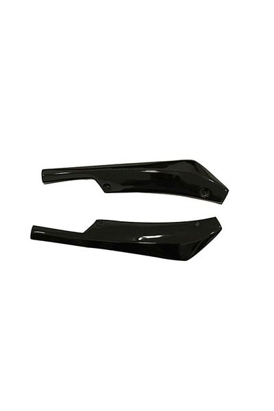 CED AUTO TRADE Prelungire bara spate universala, extensii bara spate, coltar bara spate, negru lucios