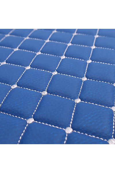 Umbrella SET OF ECOLOGICAL LEATHER TRUCK UMBRELLA MATS FOR VOLVO EURO 6 AUTOMATIC BLUE