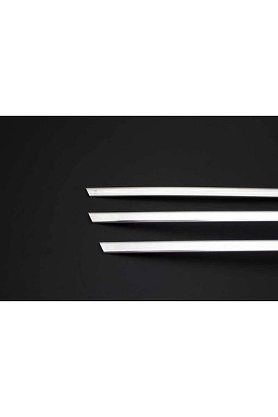 CED AUTO TRADE Set of 5 stainless steel central grille ornaments FORD CUSTOM, TRANSIT CUSTOM 2012-2018