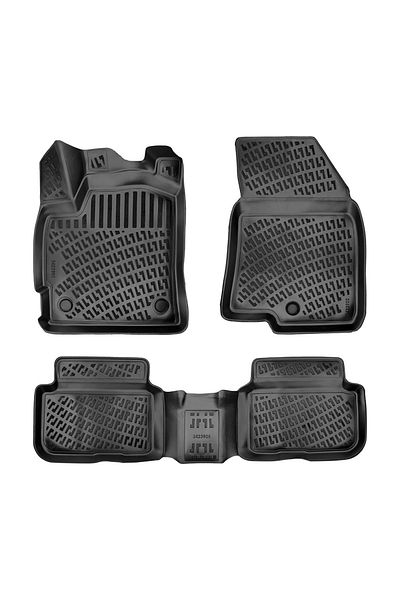 Umbrella UMBRELLA RUBBER CAR MATS SET FOR DACIA LOGAN III SEDAN 2020-