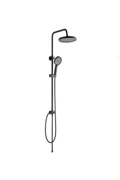 Aqua Wall Mounted Installation Retro Fit Shower System Black