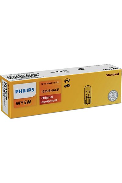 Philips BULB WITHOUT SOCKET WY5W 12V SET 10 pcs PHILIPS