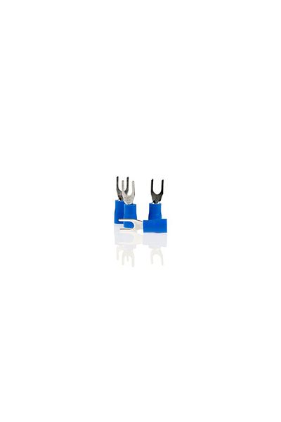 ALCA Blue Insulated Auto Electrical Terminal Fork Type 4.3Mm-Set of 10 Pieces