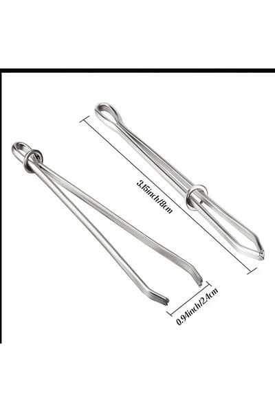 ORGANICYOU 2 buc. Instrumente pentru introducerea ață pentru bandă elastică pentru talie - metal cu mâner ergonomic pentru mașină de cusut