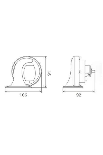 Seger ΣΕΤ ΗΛΕΚΤΡΟΜΑΓΝΗΤΙΚΗΣ ΚΟΡΝΑΣ 12V 6A+6A ΥΨΗΛΟΥ ΚΑΙ ΧΑΜΗΛΟΥ ΤΟΝΟΥ