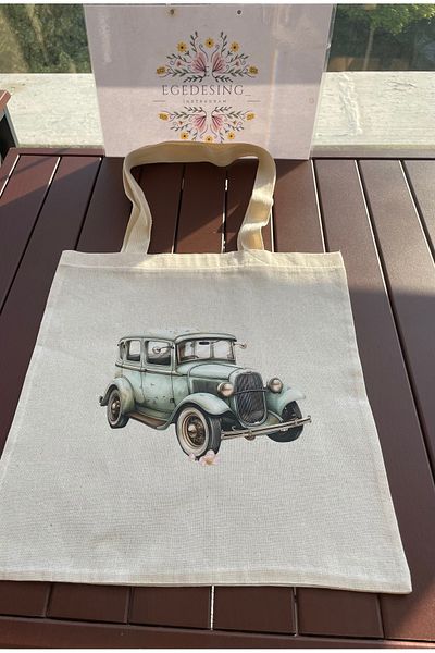 EGE DESIGN Printed Cloth Bag 30X40 cm