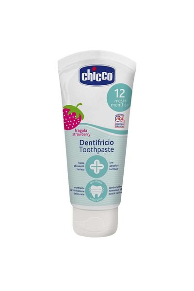 Chicco Toothpaste, Strawberry, 12 months +, 50 ml