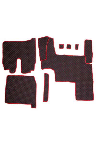 Umbrella SET COVORASE PIELE ECOLOGICA TRUCK UMBRELLA PENTRU MAN TGX EURO 5. NEGRU
