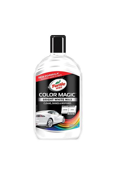 Turtle Wax PASTĂ DE LUSTRUIT 3 ÎN 1 TURTLE WAX COLOR MAGIC CEARĂ ALBĂ LUMINĂ, 500ML