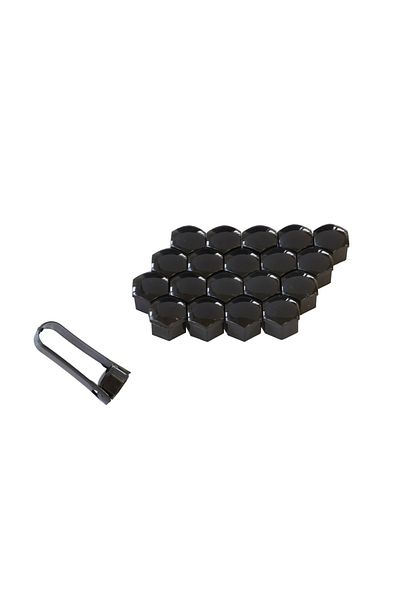 Mega Drive Capac Prezoane 19 Mm Negru Set 20 Buc+Cleste