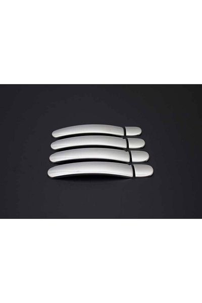 CED AUTO TRADE Chrome door handle ornament set compatible with VW TIGUAN 2007-2015