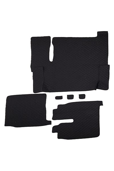 Umbrella TRUCK UMBRELLA ECO-LEATHER FLOOR MATS SET FOR MAN TGX 2018-2020 EURO 6. BLACK