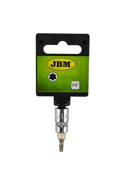 JBM 1/4` Socket With Torx T8 Bit Jbm