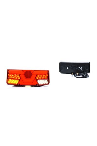 WAS MULTIFUNCTIONAL REAR LEFT LAMP LED 1059 W138dL, 12V-24V, 7 FUNCTIONS WAS