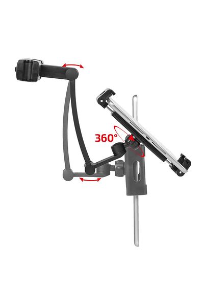 Heyner PREMIUM FLEXIBLE CAR HOLDER FOR TABLET WITH HEADREST MOUNT