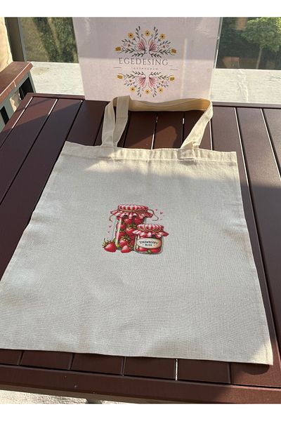 EGE DESIGN Printed Cloth Bag 30X40 cm