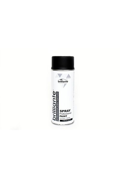 BRILLIANTE VOPSEA SPRAY NEGRU MAT (RAL 9005) 400ml BRILLIANTE