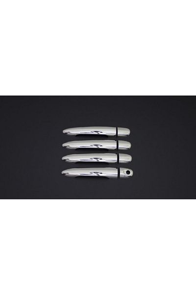 CED AUTO TRADE Set ornamente mânere ușă cromate compatibile cu MERCEDES CITAN 2012-2021