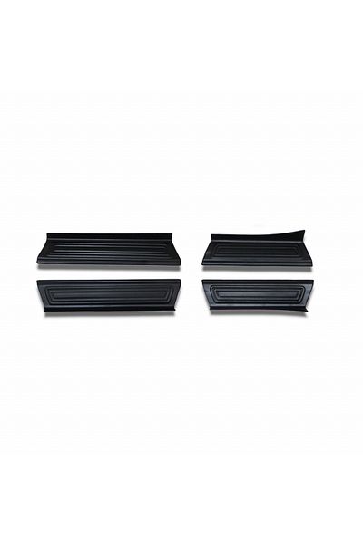 CED AUTO TRADE Set 4 protectii praguri din plastic compatibil cu Renault Captur 2013-2019