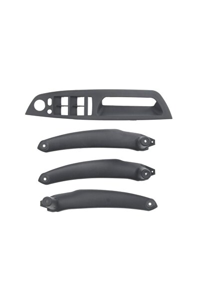 CED AUTO TRADE Σετ 4 ΜΑΥΡΩΝ εσωτερικών πλαστικών λαβών συμβατών με BMW X5 E70 / BMW X6 E71 2007-2014