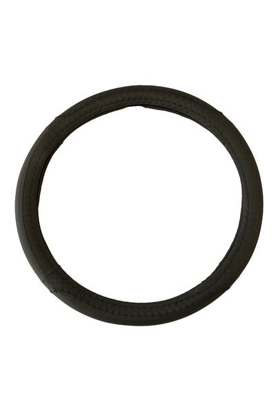 Umbrella Black Eco-Leather Steering Wheel Cover 37-39 Cm Umbrella