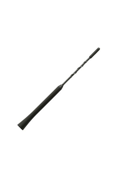 Mega Drive Black External Car Antenna 24Cm With 2 Adapters (5-6Mm)