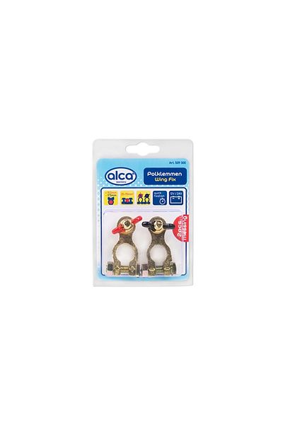 ALCA Set of 2 Red and Black Battery Terminals