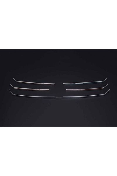 CED AUTO TRADE Set 5 ornamente inox grila centrala VW CRAFTER 2014 -2017